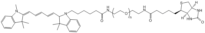 Cy5-PEG-Biotin(图1)